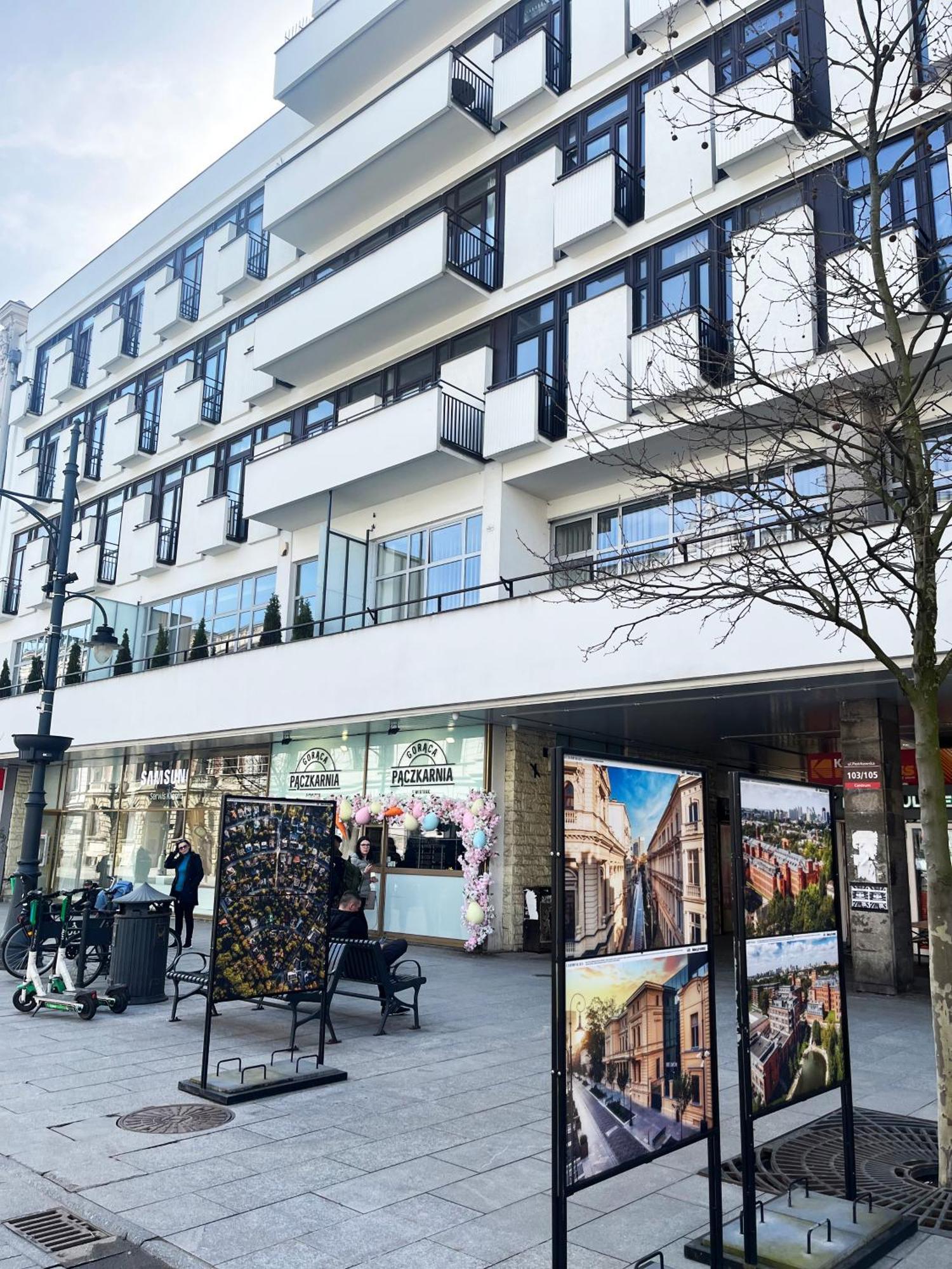 Apartament I Love Piotrkowska Z Wielkim Lustrem, Balkonem I Klimatyzacja วูดช์ ภายนอก รูปภาพ