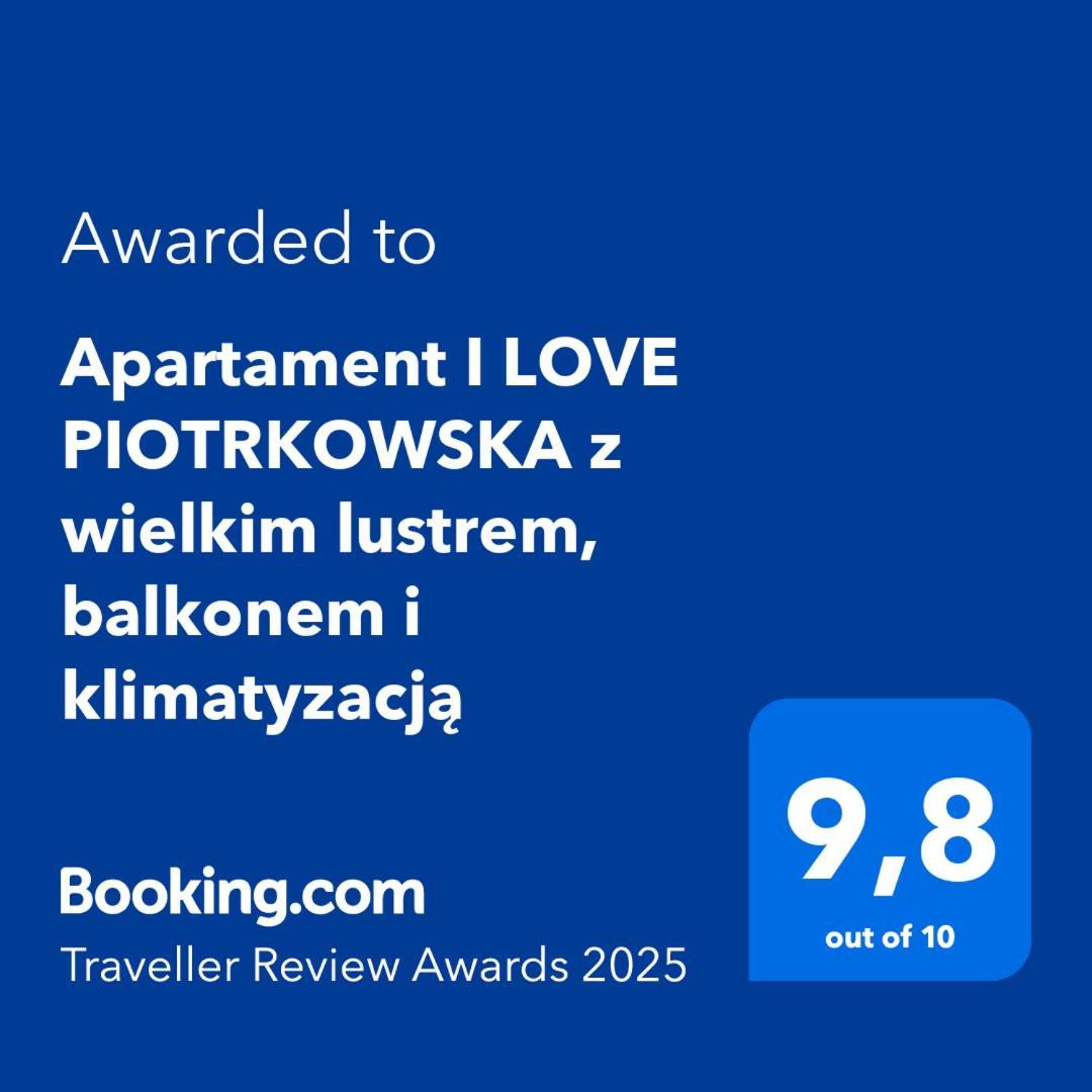 Apartament I Love Piotrkowska Z Wielkim Lustrem, Balkonem I Klimatyzacja วูดช์ ภายนอก รูปภาพ